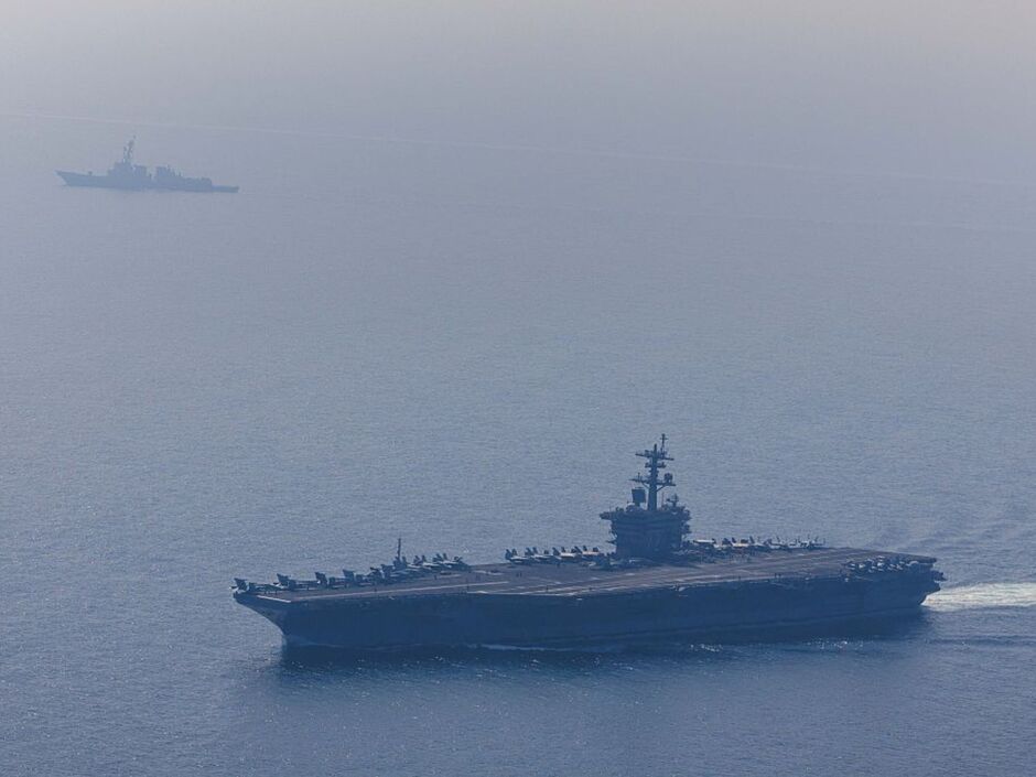 US Warships and Fighter Jets Buildup Near Iran Raises Regional Tensions