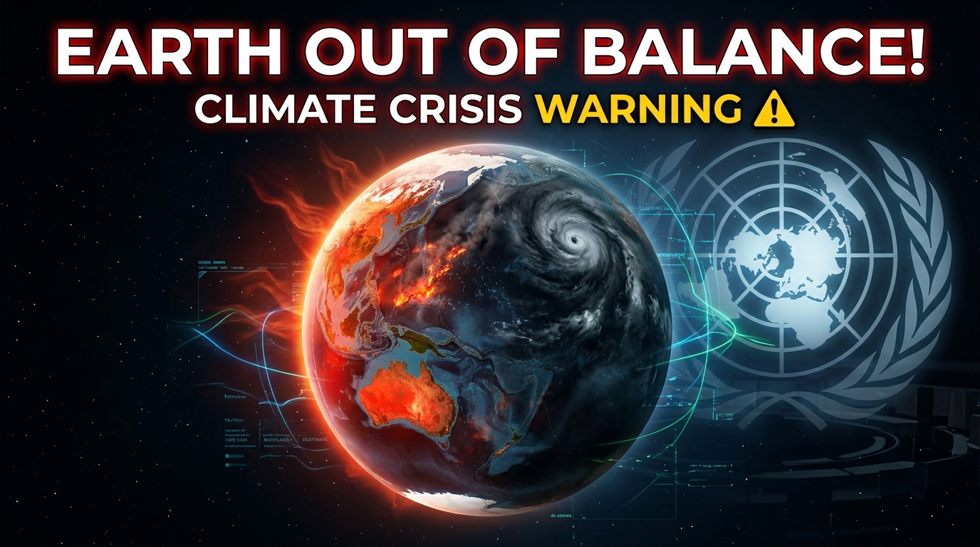 पृथ्वी का ऊर्जा असंतुलन: संयुक्त राष्ट्र की रिपोर्ट में बड़ा जलवायु चेतावनी संकेत