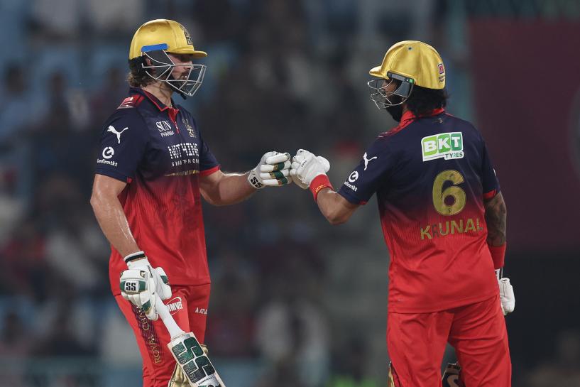 RCB ने Qualifier 1 में दिखाया दम, रजत पाटीदार और क्रुणाल पांड्या बने जीत के हीरो