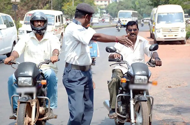 MLA’s Brother Fined for Riding Without Helmet, Brief Scuffle With Police