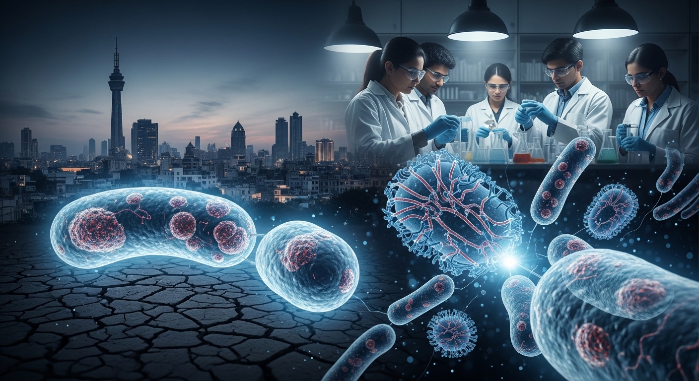 भारत के मेट्रो शहरों में बढ़ रहा एंटीबायोटिक रेसिस्टेंस: सूखी मिट्टी से फैल रहे ‘सुपरबग्स’