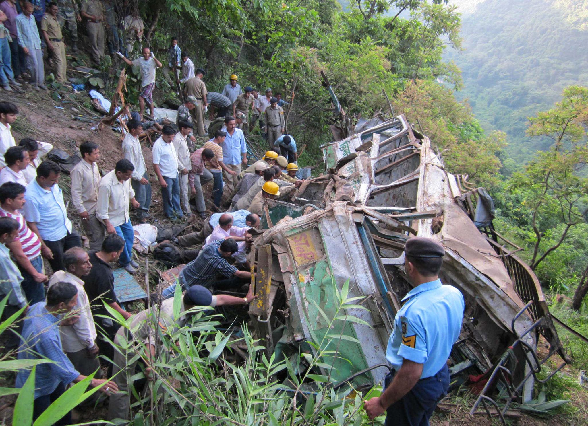 Major Bus Accident in Nurpur: Driver Heart Attack or Tyre Burst, Bus Overturns, 24 Injured