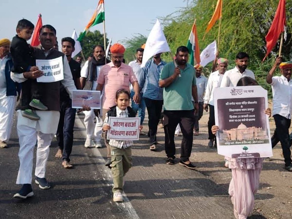 “Oran Bachao” Protest Reaches Jaipur: Activists Demand Legal Protection for Sacred Lands