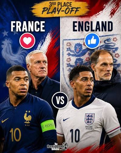 France vs England: Who Will Win the FIFA World Cup 2026 Third-Place Playoff?