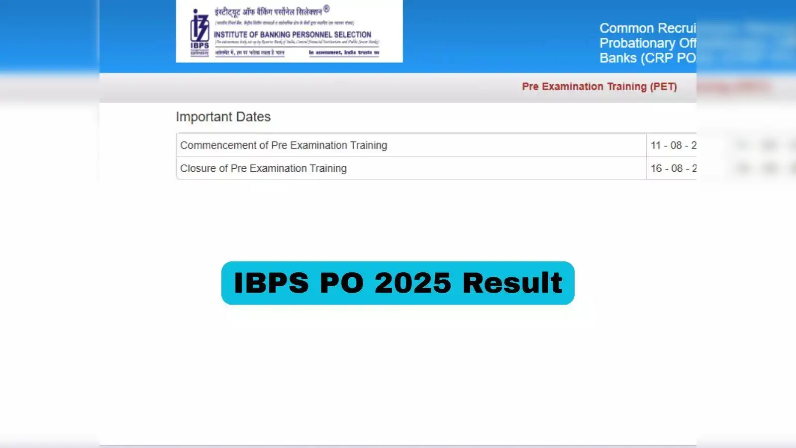 IBPS SO 2025 Prelims Results Declared: Check Scores, Cut-Offs and Scorecards from October 23