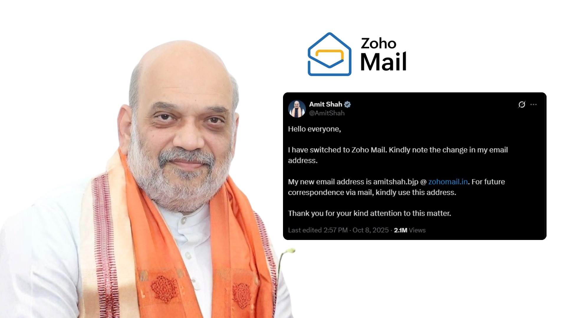 India Migrates 12 Lakh Central Government Email Accounts to Zoho Platform