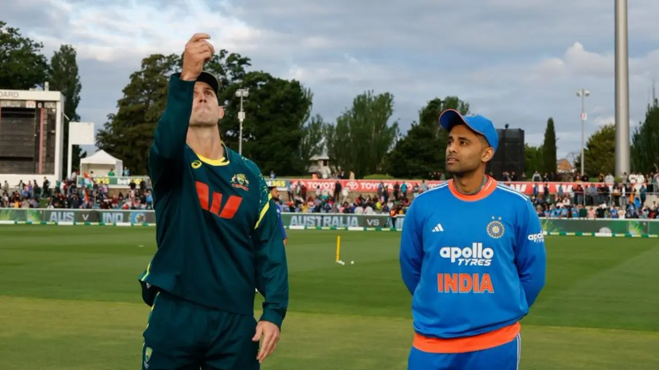 AUS vs IND 2nd T20I: Australia Wins Toss, Elects to Bowl Against India